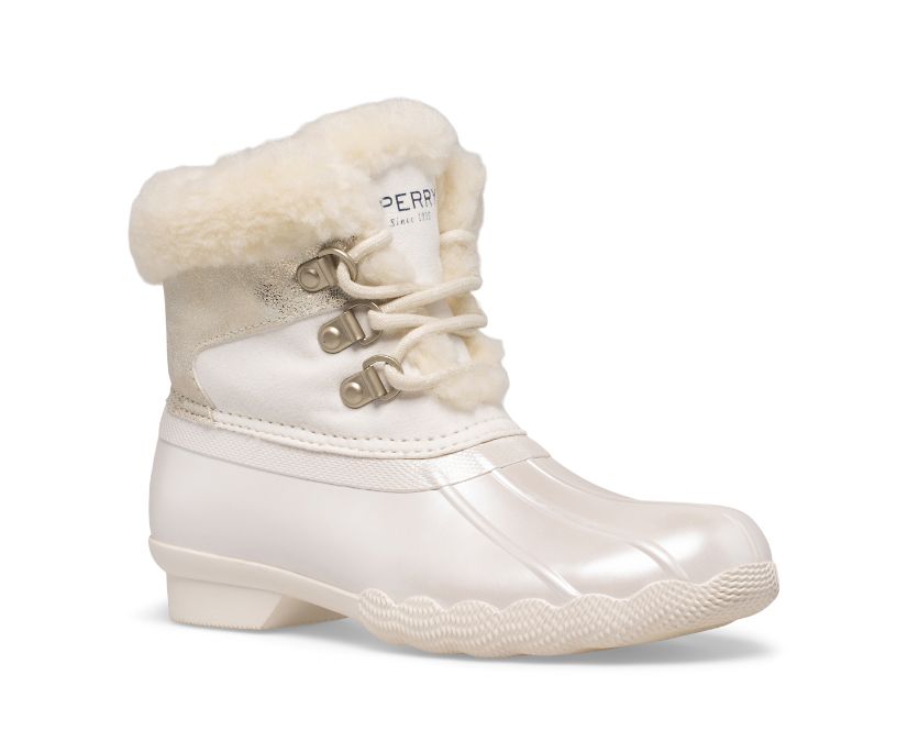 Botas Sperry Alpine Saltwater Blancas | XTAPGC704