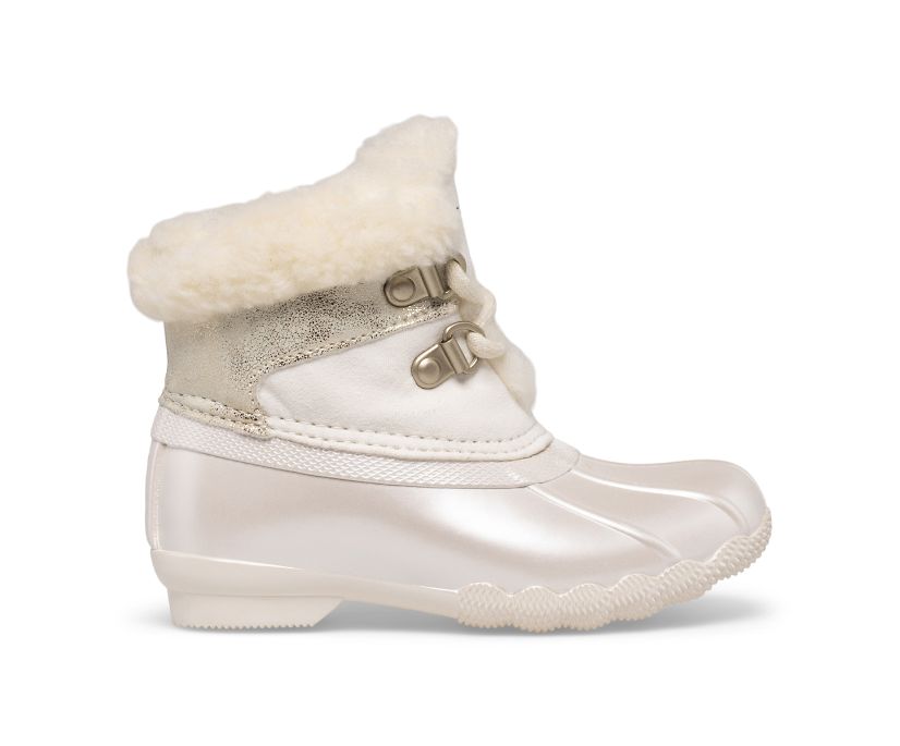 Botas Sperry Alpine Saltwater Junior Blancas | QHUIOV941