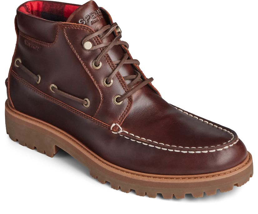 Botas Sperry Authentic Original Lug Chukka Marrones Rojas | ONDJEH742