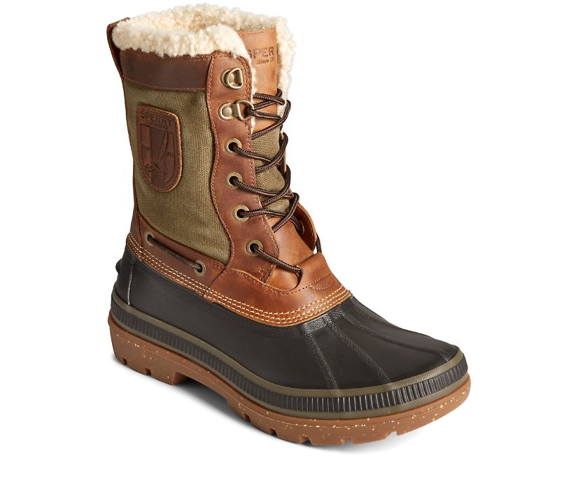 Botas Sperry Ice Bay Tall w/ Thinsulate™ Marrones Verde Oliva | AWMBNI643