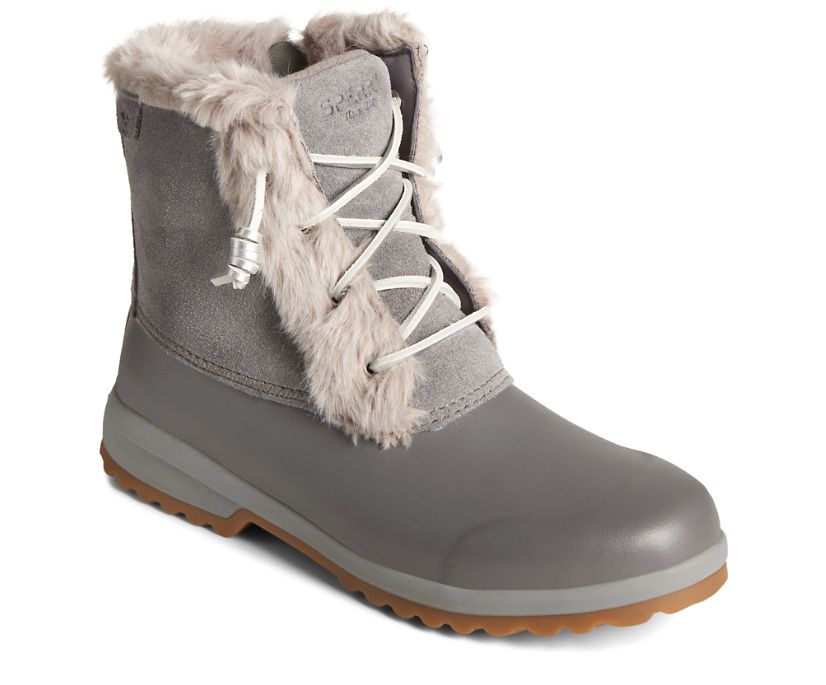 Botas Sperry Maritime Repel Suede Snow w/ Thinsulate™ Gris | LYBGSZ480