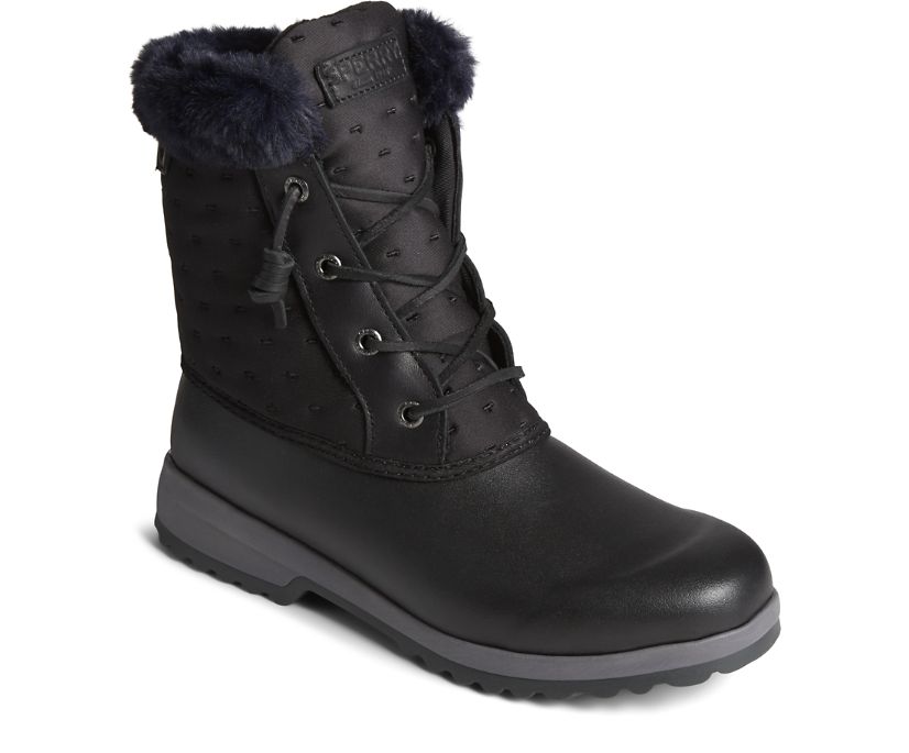 Botas Sperry Maritime Shibori Snow Negras | EUMKTS513