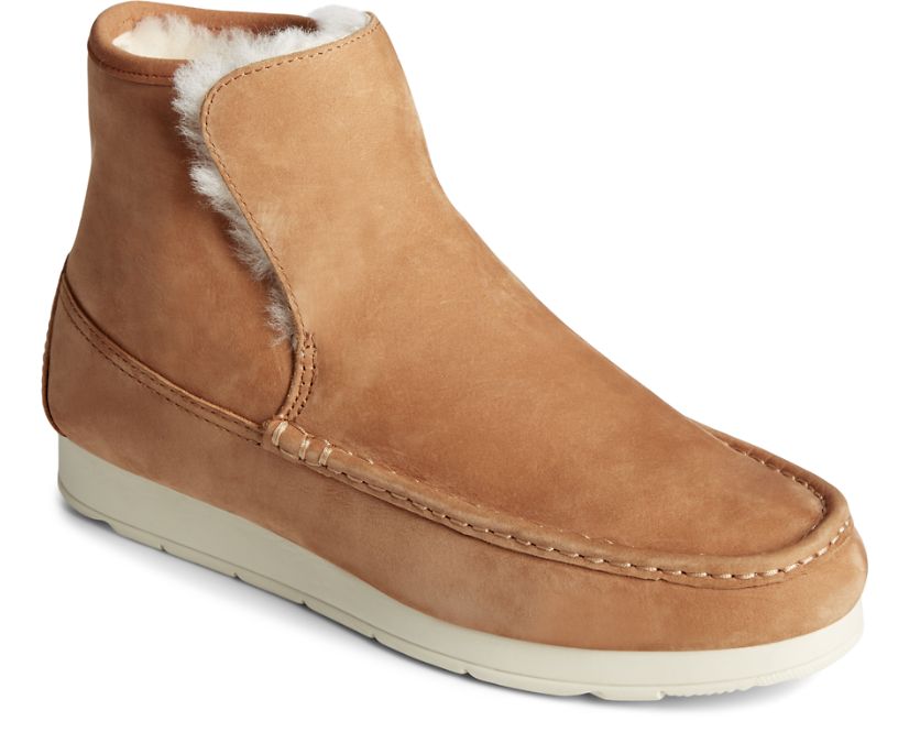 Botas Sperry Moc-Sider Shearling Chelsea Marrones | CEVPRD061