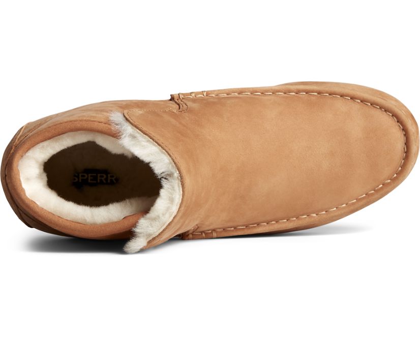 Botas Sperry Moc-Sider Shearling Chelsea Marrones | CEVPRD061