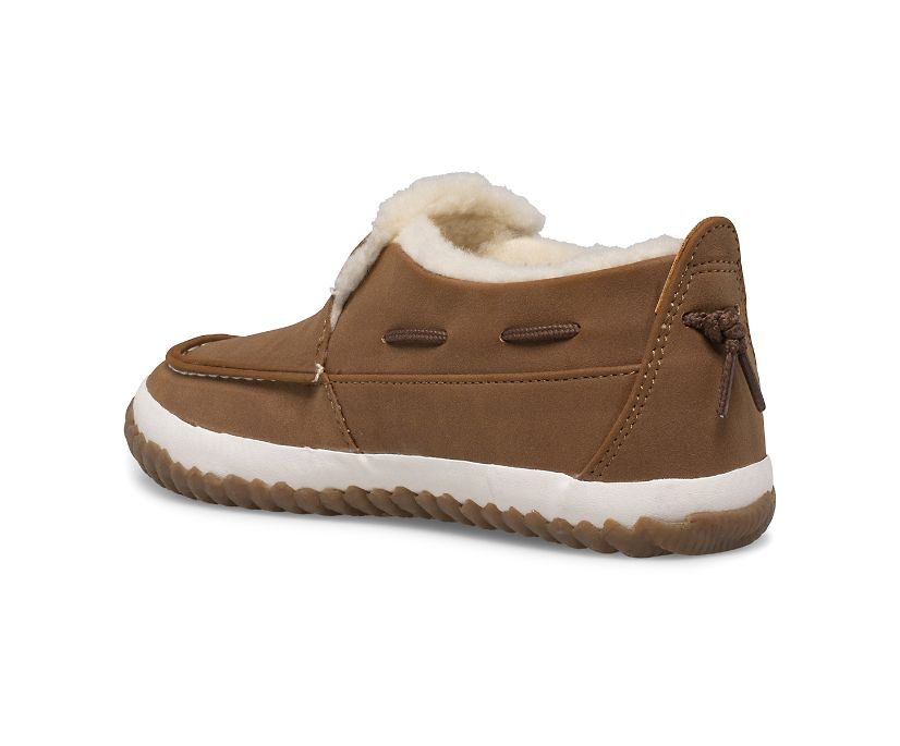 Botas Sperry Moc-Sider Slip On Marrones | QSCMNV680