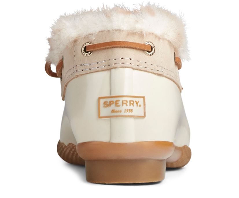 Botas Sperry Saltwater 1-Eye Cozy Blancas | RBFHGO960