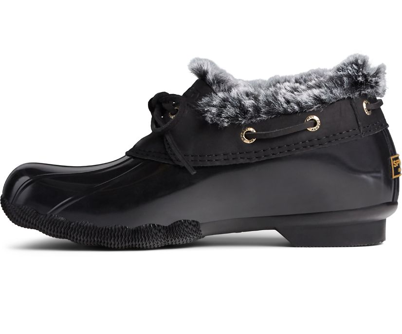 Botas Sperry Saltwater 1-Eye Cozy Negras | NMHVIZ102