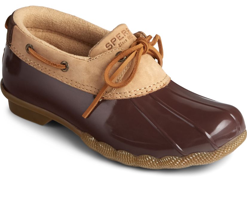 Botas Sperry Saltwater 1-Eye Cuero Marrones Marrones | KMGHUV761