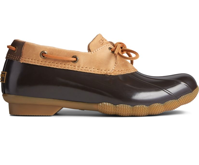 Botas Sperry Saltwater 1-Eye Cuero Marrones Marrones | KMGHUV761