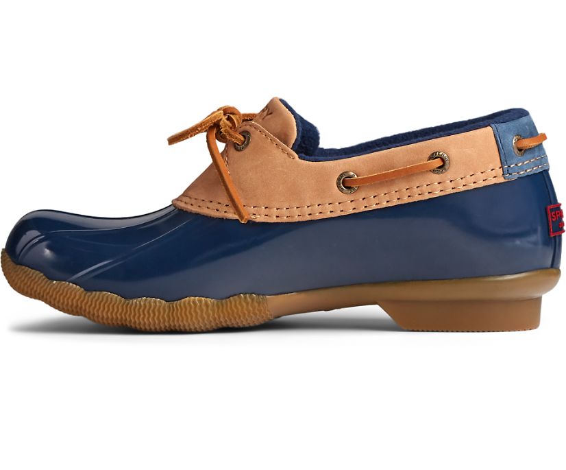 Botas Sperry Saltwater 1-Eye Cuero Marrones Azul Marino | OKMWHF508