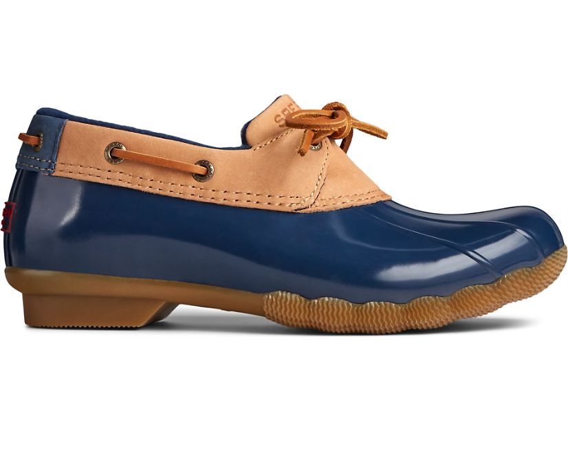 Botas Sperry Saltwater 1-Eye Cuero Marrones Azul Marino | OKMWHF508