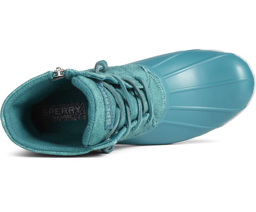 Botas Sperry Saltwater Acolchado Camo Azules | ZBSGTY938