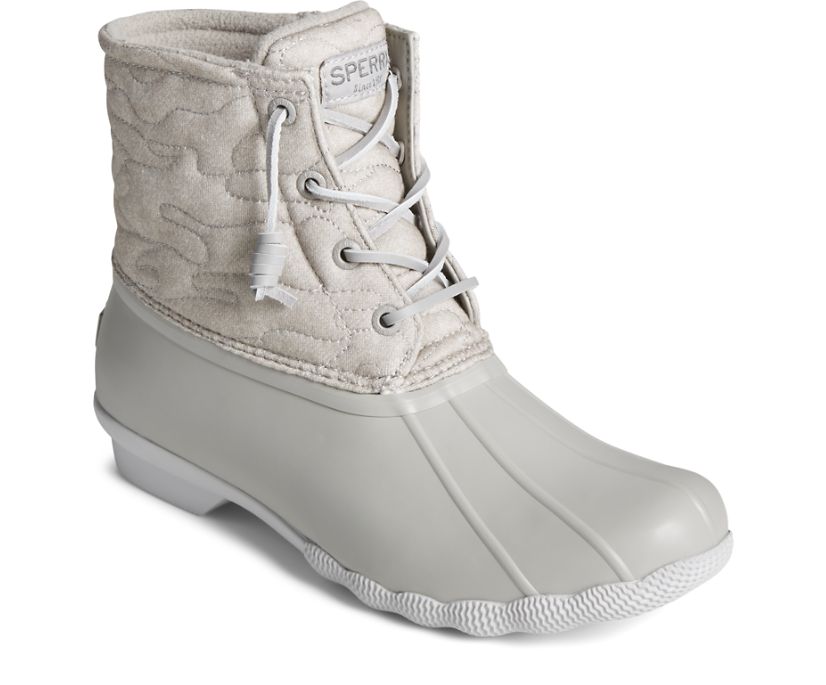 Botas Sperry Saltwater Acolchado Camo Gris | AHKFMG529