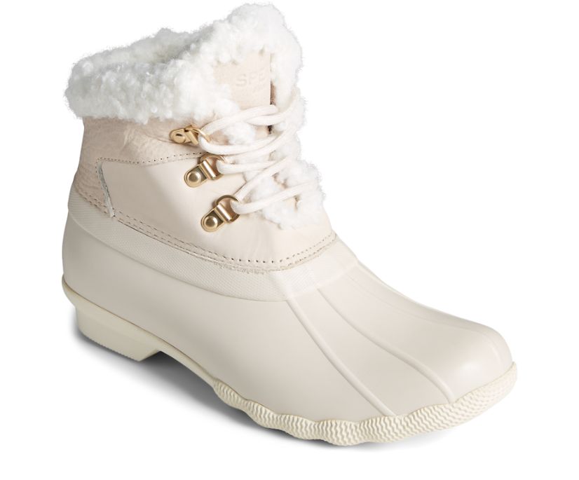 Botas Sperry Saltwater Alpine Cuero Blancas | CQTODI683