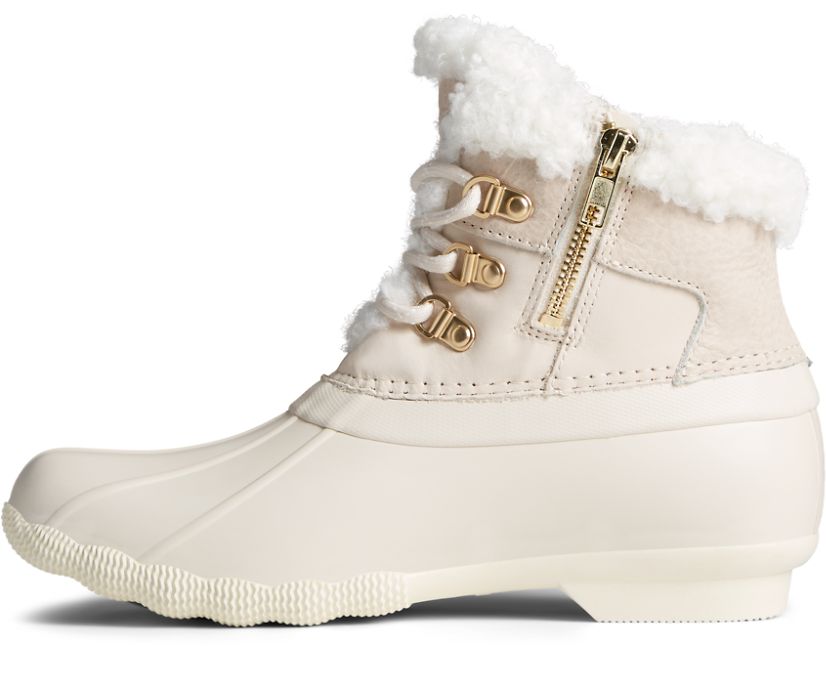 Botas Sperry Saltwater Alpine Cuero Blancas | CQTODI683