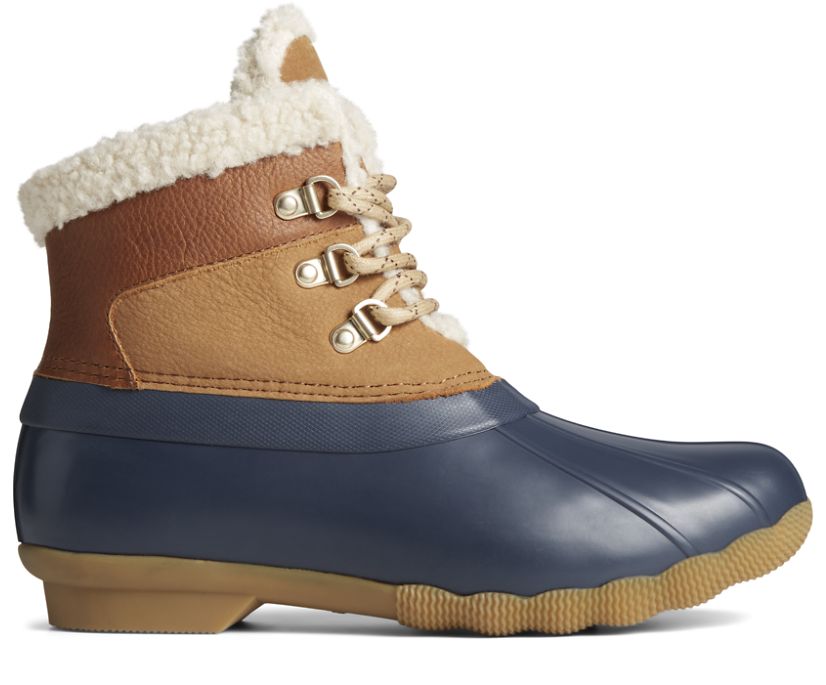 Botas Sperry Saltwater Alpine Cuero Marrones Azul Marino | YJXOTA915