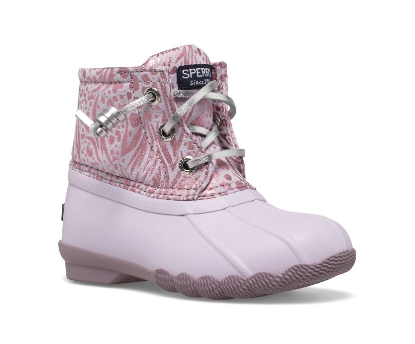 Botas Sperry Saltwater Junior Rosas | YVHSGI793