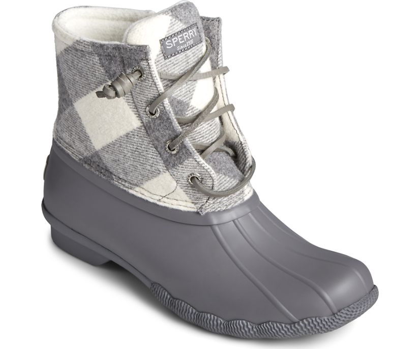 Botas Sperry Saltwater Lana Gris | OXYZKC957