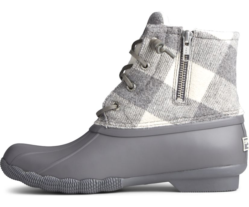 Botas Sperry Saltwater Lana Gris | OXYZKC957