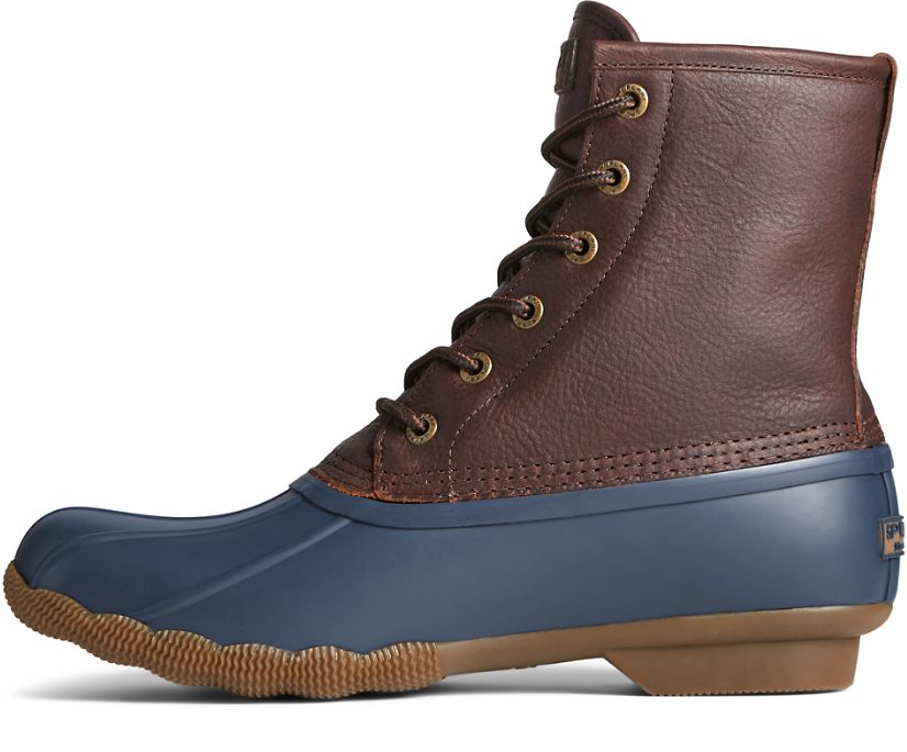 Botas Sperry Saltwater Marrones Azul Marino | HPCKWL139