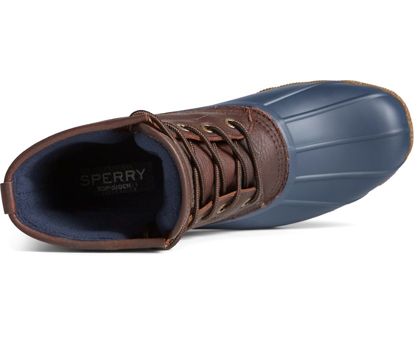 Botas Sperry Saltwater Marrones Azul Marino | HPCKWL139