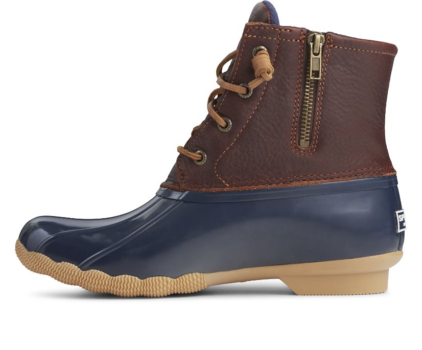 Botas Sperry Saltwater Marrones Azul Marino | RVHOIF506