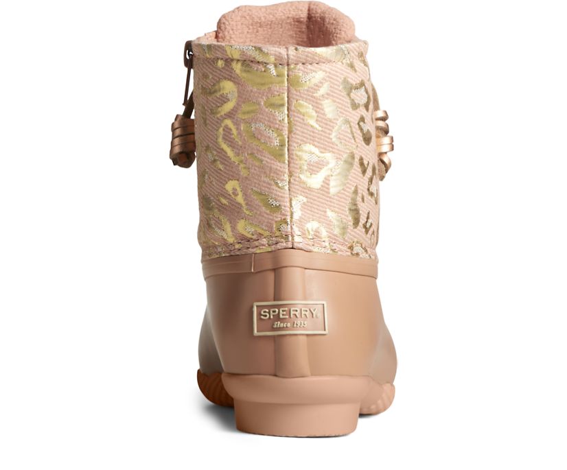 Botas Sperry Saltwater Metallic Jacquard Rosas | SWJBRV987