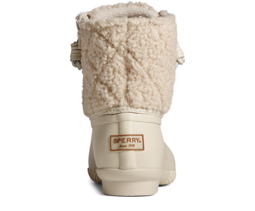 Botas Sperry Saltwater Sherpa Blancas | PUXQHM149