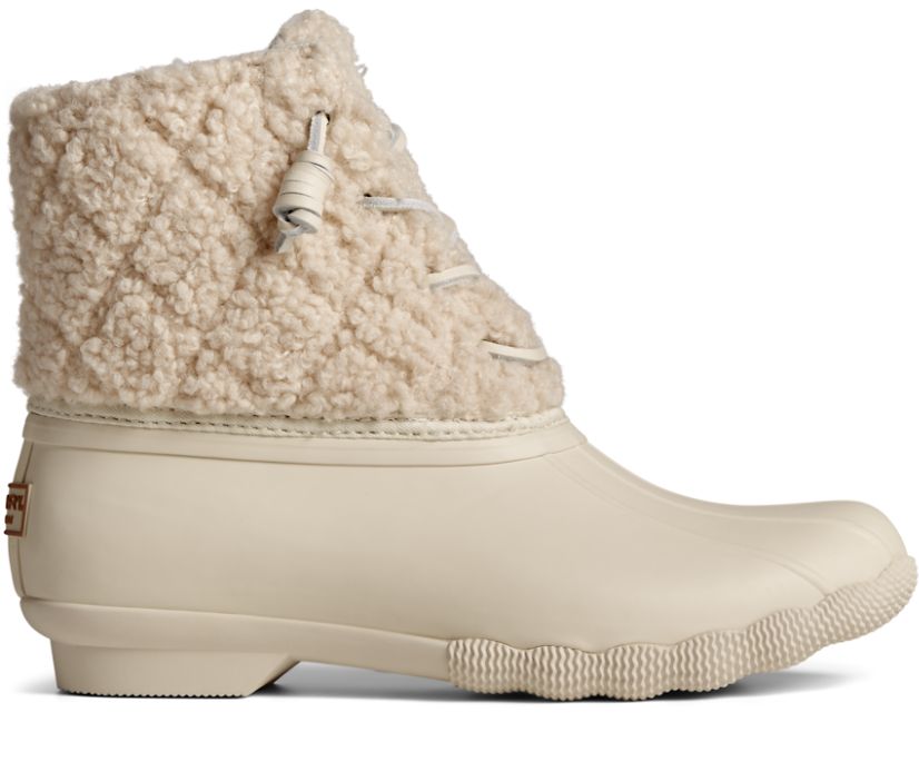 Botas Sperry Saltwater Sherpa Blancas | PUXQHM149