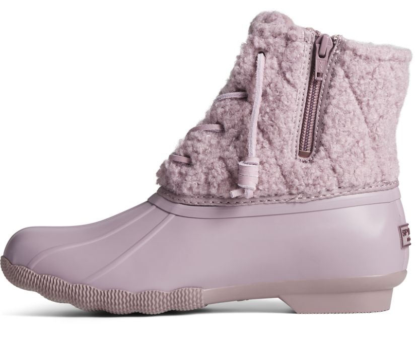 Botas Sperry Saltwater Sherpa Moradas | KNQDHY509