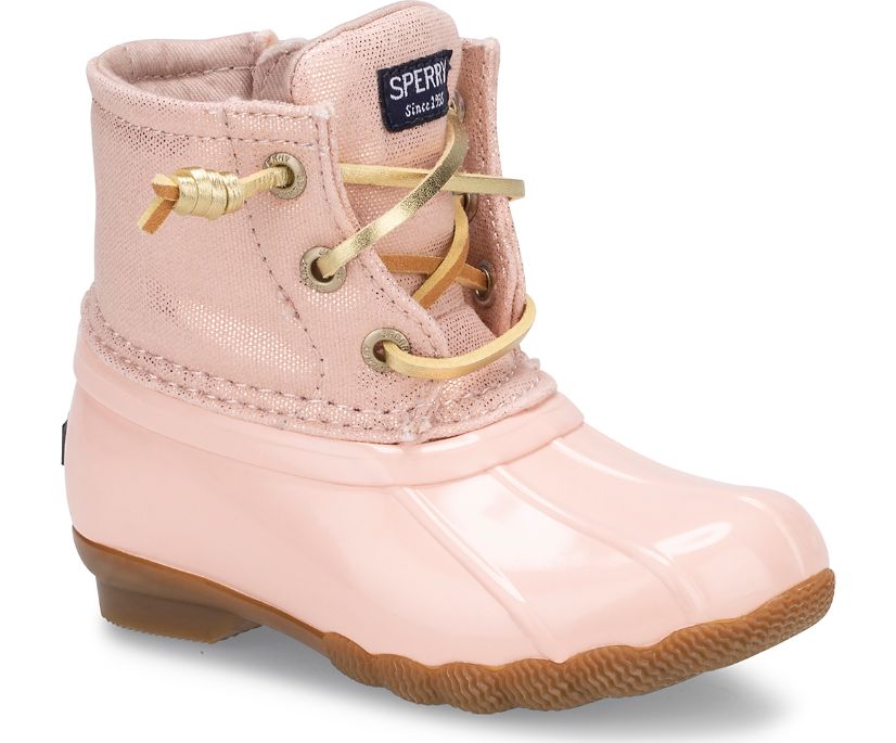 Botas Sperry Saltwater Sparkle Rosas | VTXJPO642