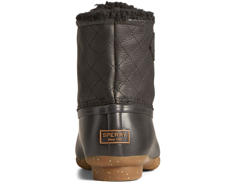 Botas Sperry Saltwater Winter Luxe w/ Thinsulate™ Negras | PTORZX690