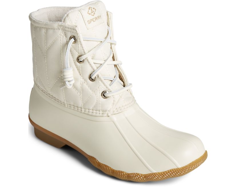 Botas Sperry SeaCycled™ Saltwater Nylon Blancas | WECGVO641