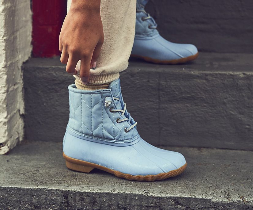 Botas Sperry SeaCycled™ Saltwater Nylon Blancas | WECGVO641