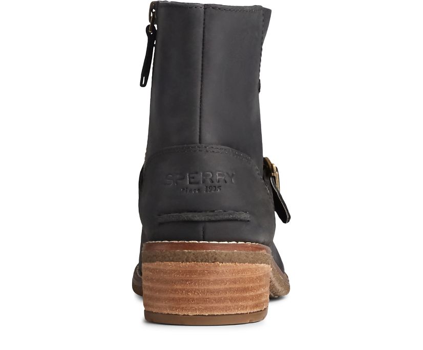 Botas Sperry Seaport Storm Short Shackle Negras | UQAILG310