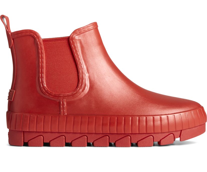 Botas Sperry Torrent Chelsea Pearlized Rubber Rain Rojas | VCQJSR579