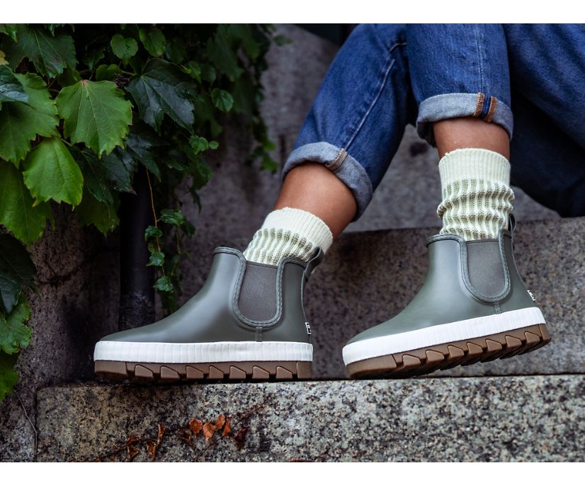 Botas Sperry Torrent Chelsea Rain Verde Oliva | LQZWNY074