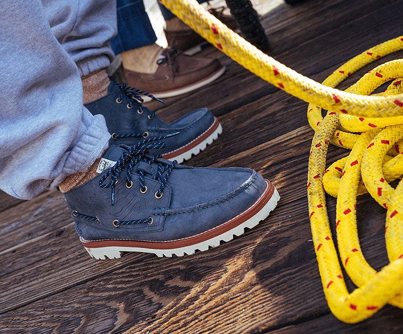 Botas Sperry x Herschel Authentic Original Vibram Chukka Marrones | BWKYZO794