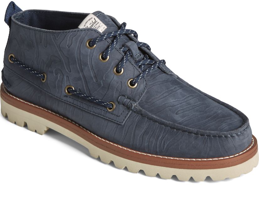 Botas Sperry x Herschel Authentic Original Vibram Chukka Azul Marino | ZJRLQU176