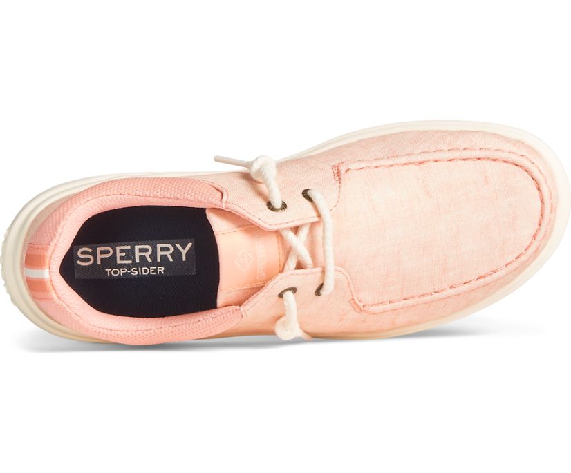 Loafers Sperry Captain's Moc Chambray Coral | XGUTMQ627