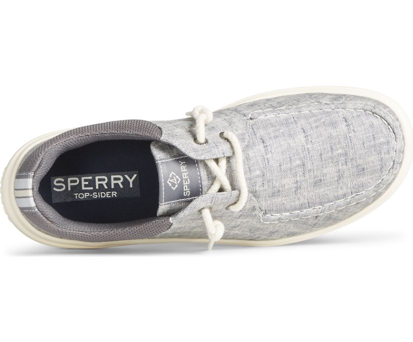 Loafers Sperry Captain's Moc Chambray Gris | QOEXUK176