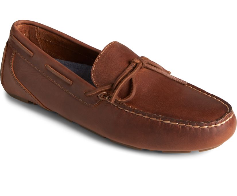 Loafers Sperry Davenport 1-Eye Driver Marrones Oscuro | SPUNRB869