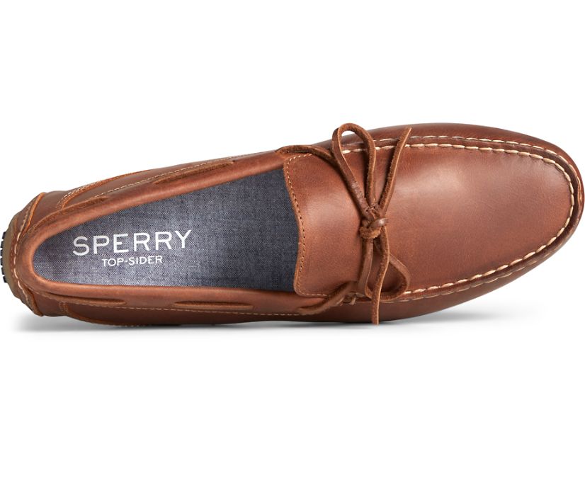 Loafers Sperry Davenport 1-Eye Driver Marrones Oscuro | SPUNRB869