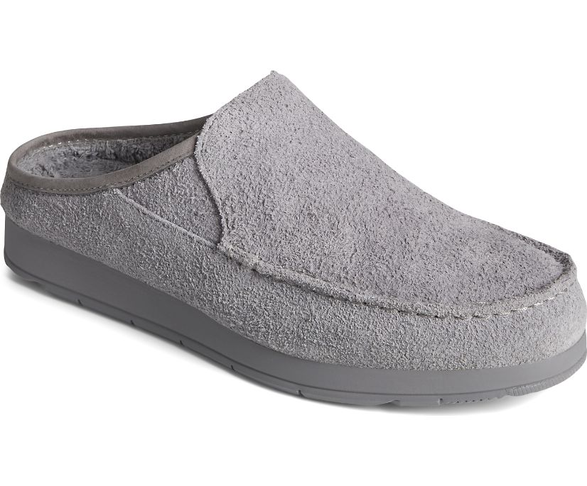 Loafers Sperry Moc-Sider Suede Slip On Gris | KIFMRA204