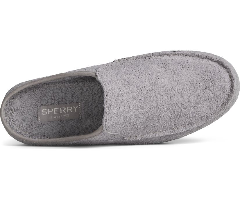 Loafers Sperry Moc-Sider Suede Slip On Gris | KIFMRA204