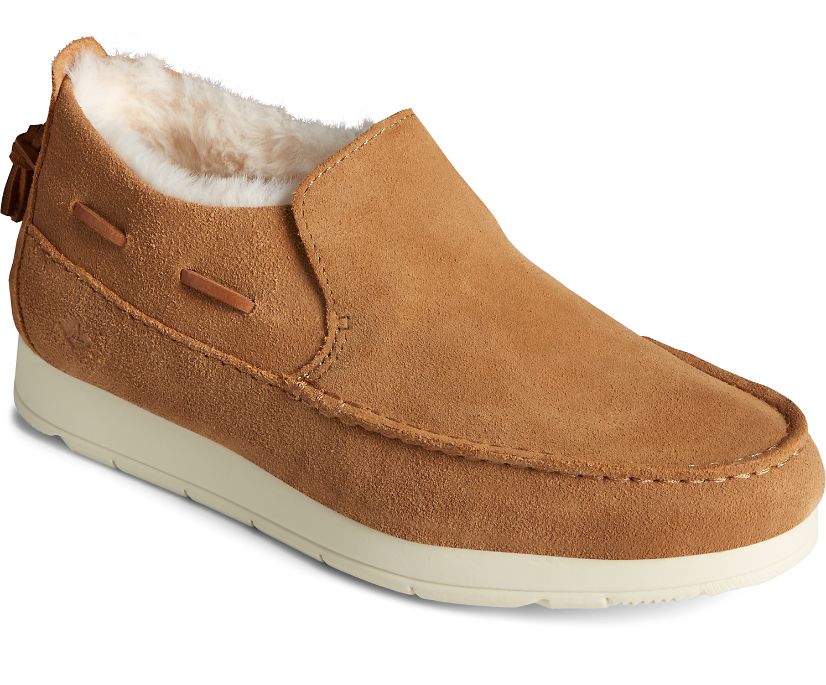 Loafers Sperry Moc-Sider Suede Slip On Marrones | AFCXWD637