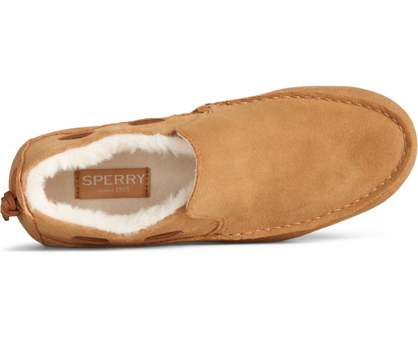 Loafers Sperry Moc-Sider Suede Slip On Marrones | AFCXWD637