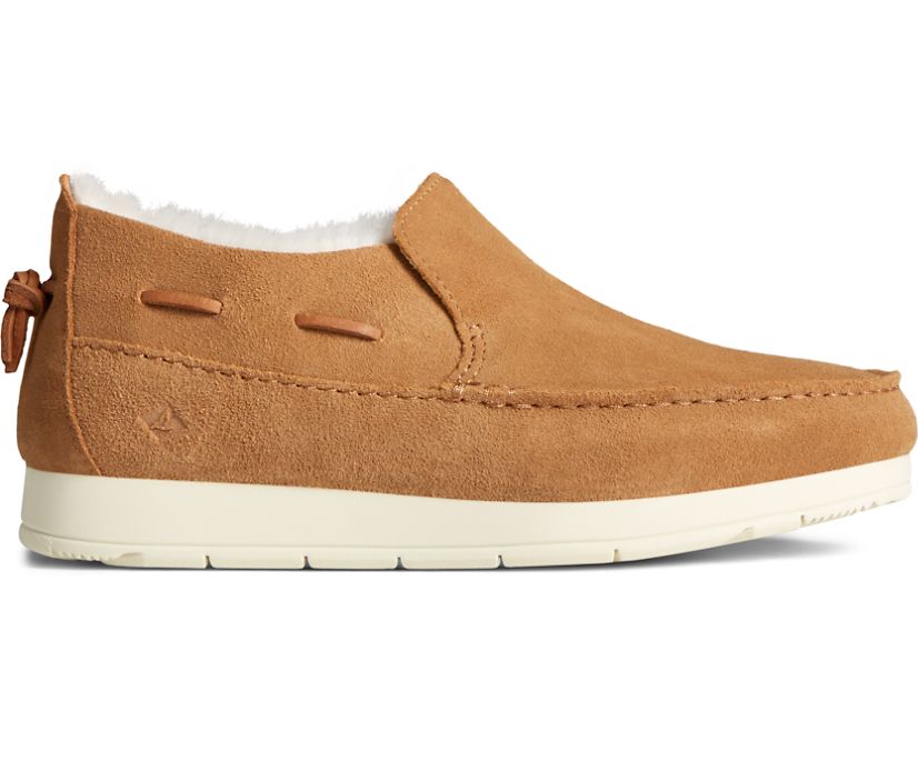 Loafers Sperry Moc-Sider Suede Slip On Marrones | AFCXWD637