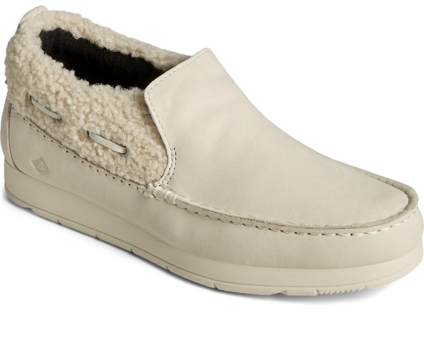 Loafers Sperry Moc-Sider Teddy Slip On Blancas | LXTPUC934