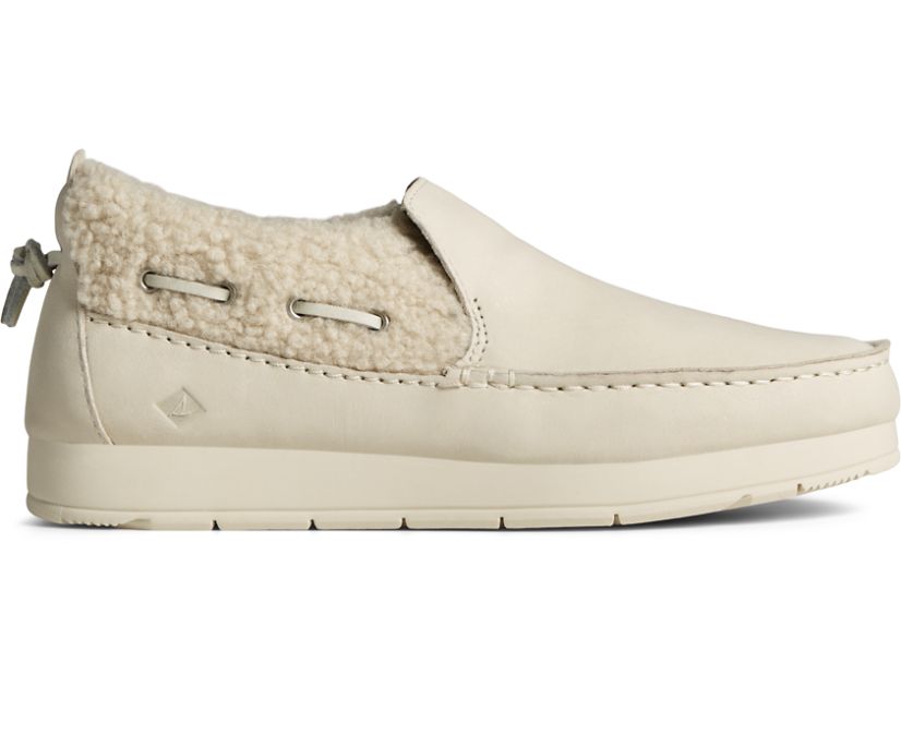 Loafers Sperry Moc-Sider Teddy Slip On Blancas | LXTPUC934